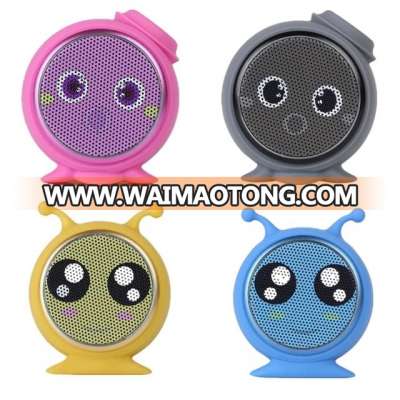 Mini Cute Cartoon Wireless Speaker Emoji Emoticon Colourful Stereo Audio Computer Speakers With TF USB FM Play For Kids Gifts